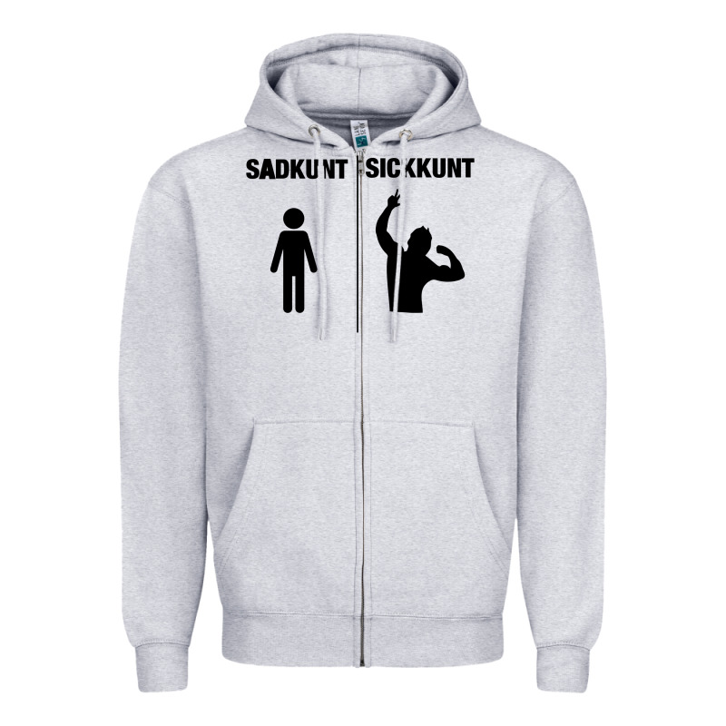 Zyzz Sadkunt Sickkunt Gym Bodybuilding Motivational Aesthetic Veni Vid Zipper Hoodie by lanVoArt | Teevron
