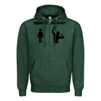 Sports Green zyzz sadkunt sickkunt gym bodybuilding motivational aesthetic veni vid Zipper Hoodie - lanVoArt