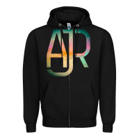 Black ajr Zipper Hoodie - lanVoArt
