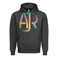 Charcoal Heather ajr Zipper Hoodie - lanVoArt