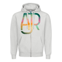Dove Grey ajr Zipper Hoodie - lanVoArt