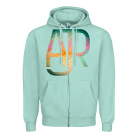 Seafoam ajr Zipper Hoodie - lanVoArt