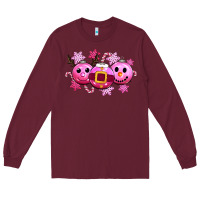 Burgundy pink christmas Long Sleeve Tee - CowGirlArtShop