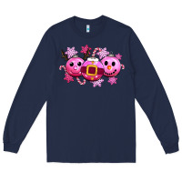 Navy pink christmas Long Sleeve Tee - CowGirlArtShop