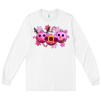 White pink christmas Long Sleeve Tee - CowGirlArtShop