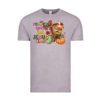 Vintage Zinc Pumpkin spice and Jesus christ Vintage Tee - NancyCooperArtShop