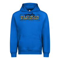Cobalt simply blessed Urban Hoodie - BarkalooDesign