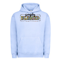 Pigment Grape Ice simply blessed Urban Hoodie - BarkalooDesign