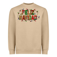 Mushroom Feliz Navidad Heavyweight Sweatshirt - BundleAndBundleShop