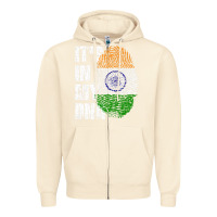 Sandshell IT'S IN MY DNA India Flag Indian Zipper Hoodie - lanVoArt
