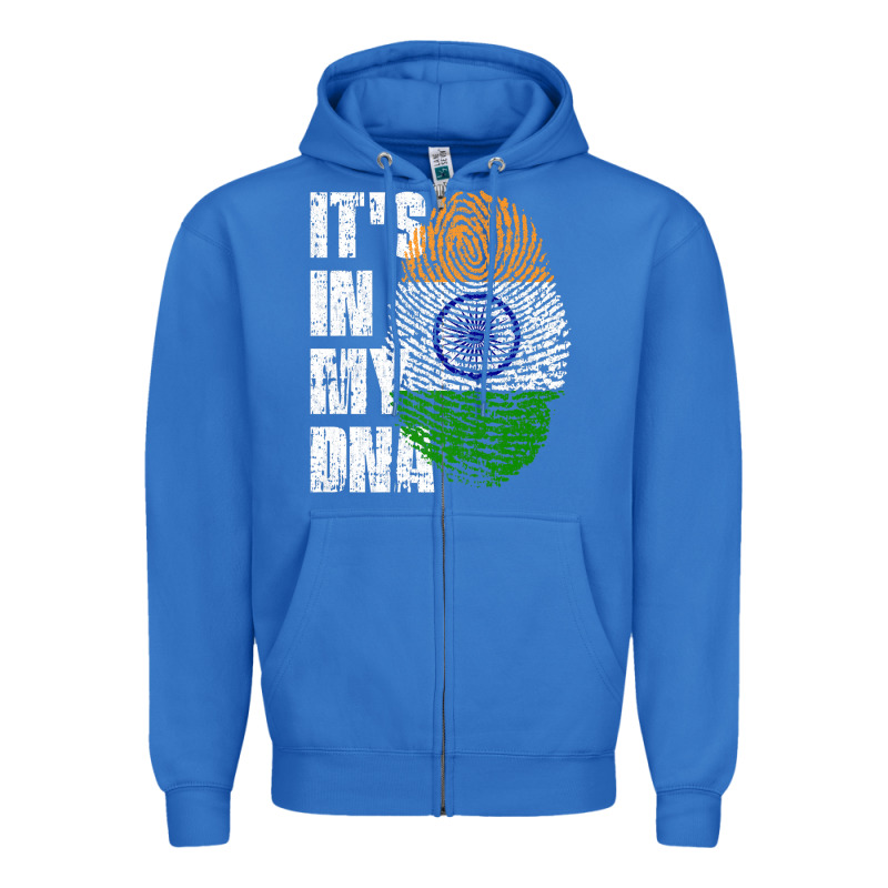 It's In My Dna India Flag Indian Zipper Hoodie by lanVoArt | Teevron