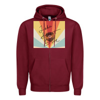 Burgundy lake street dive retro Zipper Hoodie - lanVoArt