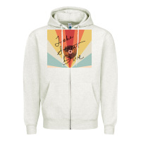 Oatmeal Heather lake street dive retro Zipper Hoodie - lanVoArt