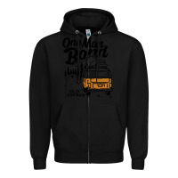 Black old dominion one man Zipper Hoodie - lanVoArt