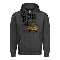 Charcoal Heather old dominion one man Zipper Hoodie - lanVoArt