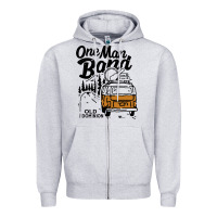 Heather Grey old dominion one man Zipper Hoodie - lanVoArt