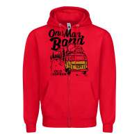 Red old dominion one man Zipper Hoodie - lanVoArt
