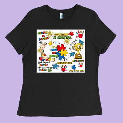 Autism Ladies Tee Designed By Artiststas