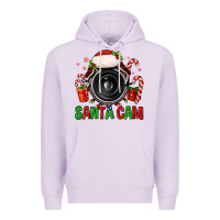 Lilac santa cam Premium Hoodie - FaDigitalArtStudio