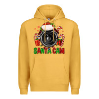 Mustard santa cam Premium Hoodie - FaDigitalArtStudio