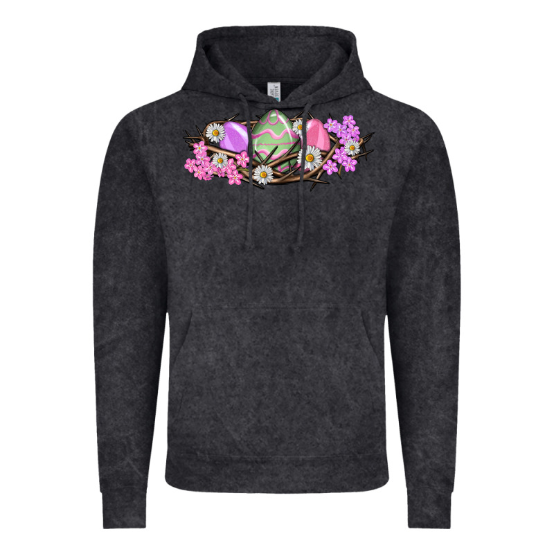 Easter Eggs And Crown Of Thorns Easter Day Vintage Hoodie by HowdyJamesFarm | Teevron