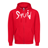 Red squid Zipper Hoodie - lanVoArt