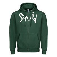 Sports Green squid Zipper Hoodie - lanVoArt