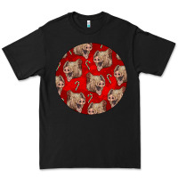 Black christmas pig Premium Tee - LillyAllenDesigns