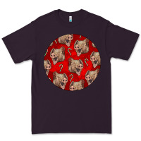 Plum christmas pig Premium Tee - LillyAllenDesigns