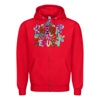 Red Silly Rabbit Easter Is For Jesus Zipper Hoodie - CowhideDigitalArt