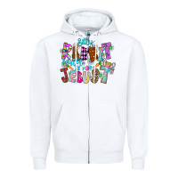 White Silly Rabbit Easter Is For Jesus Zipper Hoodie - CowhideDigitalArt
