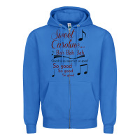 True Royal sweet caroline...bah bah bah Zipper Hoodie - lanVoArt