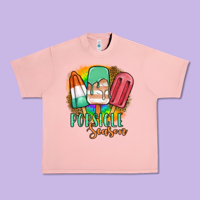 Popsicle Season Urban Heavy Tee Designed By Jahusdesignshop