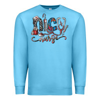 Ocean Blue nice nurse Premium Sweatshirt - SublimationCraftShop