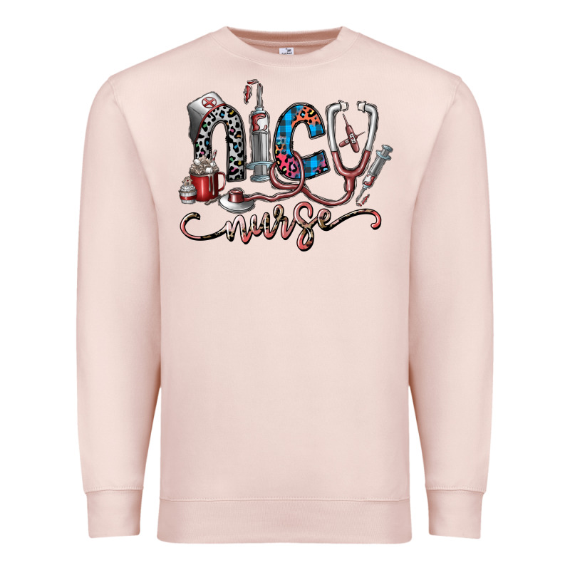 Nice Nurse Premium Sweatshirt by SublimationCraftShop | Teevron