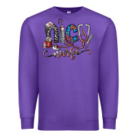 Purple nice nurse Premium Sweatshirt - SublimationCraftShop