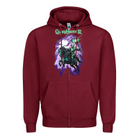 Burgundy gloryhammer   chaos wizard Zipper Hoodie - lanVoArt
