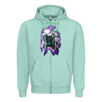Seafoam gloryhammer   chaos wizard Zipper Hoodie - lanVoArt