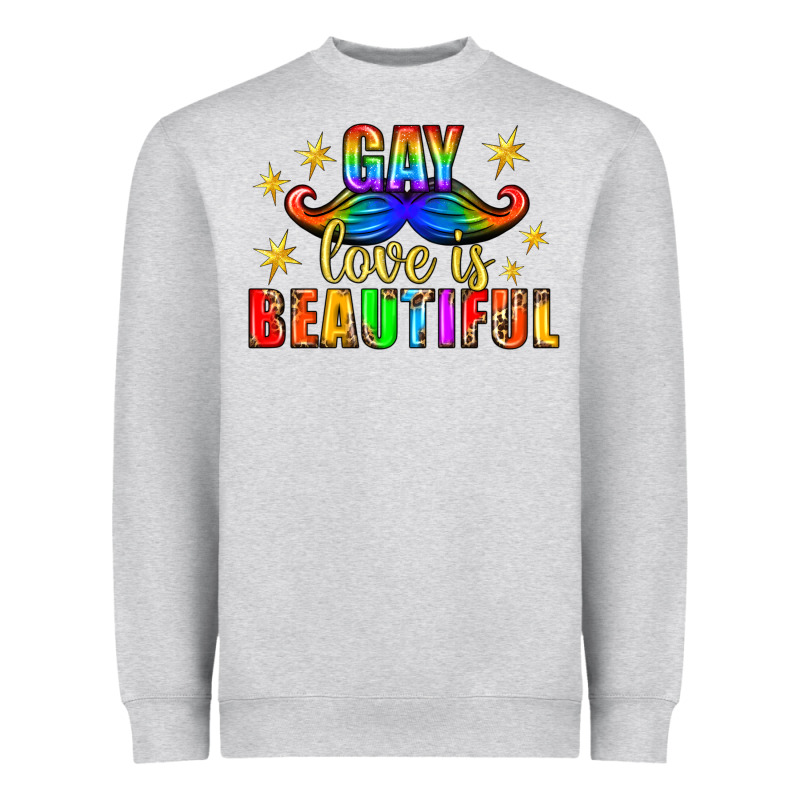 Gay Love Is Beautiful Pride Lgbtq Heavyweight Sweatshirt by BundleAndBundleShop | Teevron