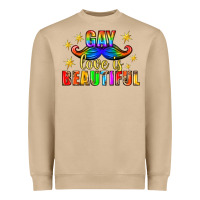 Mushroom Gay Love Is Beautiful Pride Lgbtq Heavyweight Sweatshirt - BundleAndBundleShop
