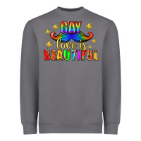 Storm Gay Love Is Beautiful Pride Lgbtq Heavyweight Sweatshirt - BundleAndBundleShop