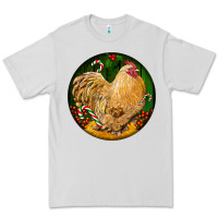 Dove Grey cochin rooster christmas Premium Tee - LillyAllenDesigns