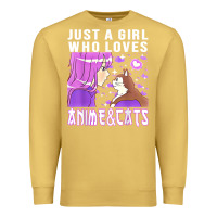 Antique Gold anime cat anime stuff Premium Sweatshirt - lanVoArt