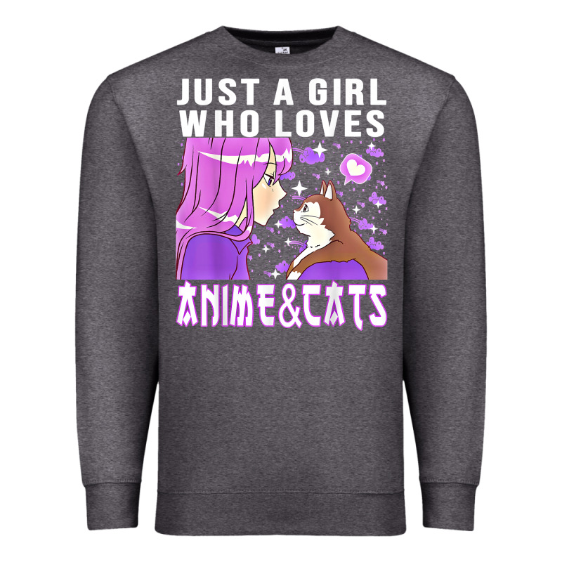 Anime Cat Anime Stuff Premium Sweatshirt by lanVoArt | Teevron