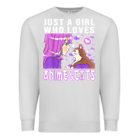 Dove Grey anime cat anime stuff Premium Sweatshirt - lanVoArt
