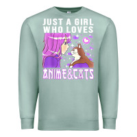 Seafoam anime cat anime stuff Premium Sweatshirt - lanVoArt
