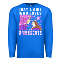 True Royal anime cat anime stuff Premium Sweatshirt - lanVoArt