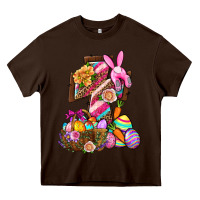 Chocolate Brown He Is Risen Heavy Core Tee - BundleAndBundleShop