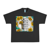 Pigment Black god says you are with sunflower Urban Heavy Tee - TumblerDesignByShophia