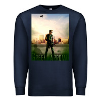 Navy green arrow Premium Sweatshirt - lanVoArt